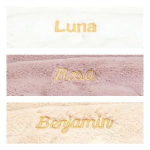Personalised Bashful Luxe Bunny Luna Soother