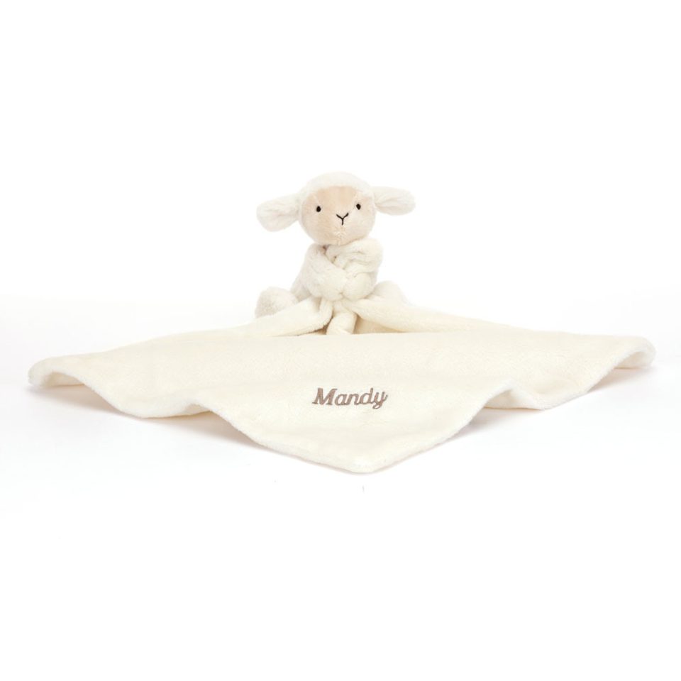 Personalised Bashful Lamb Soother